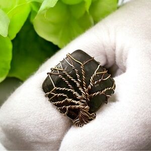 Black Onyx Sterling Silver Ring 925 Size 6